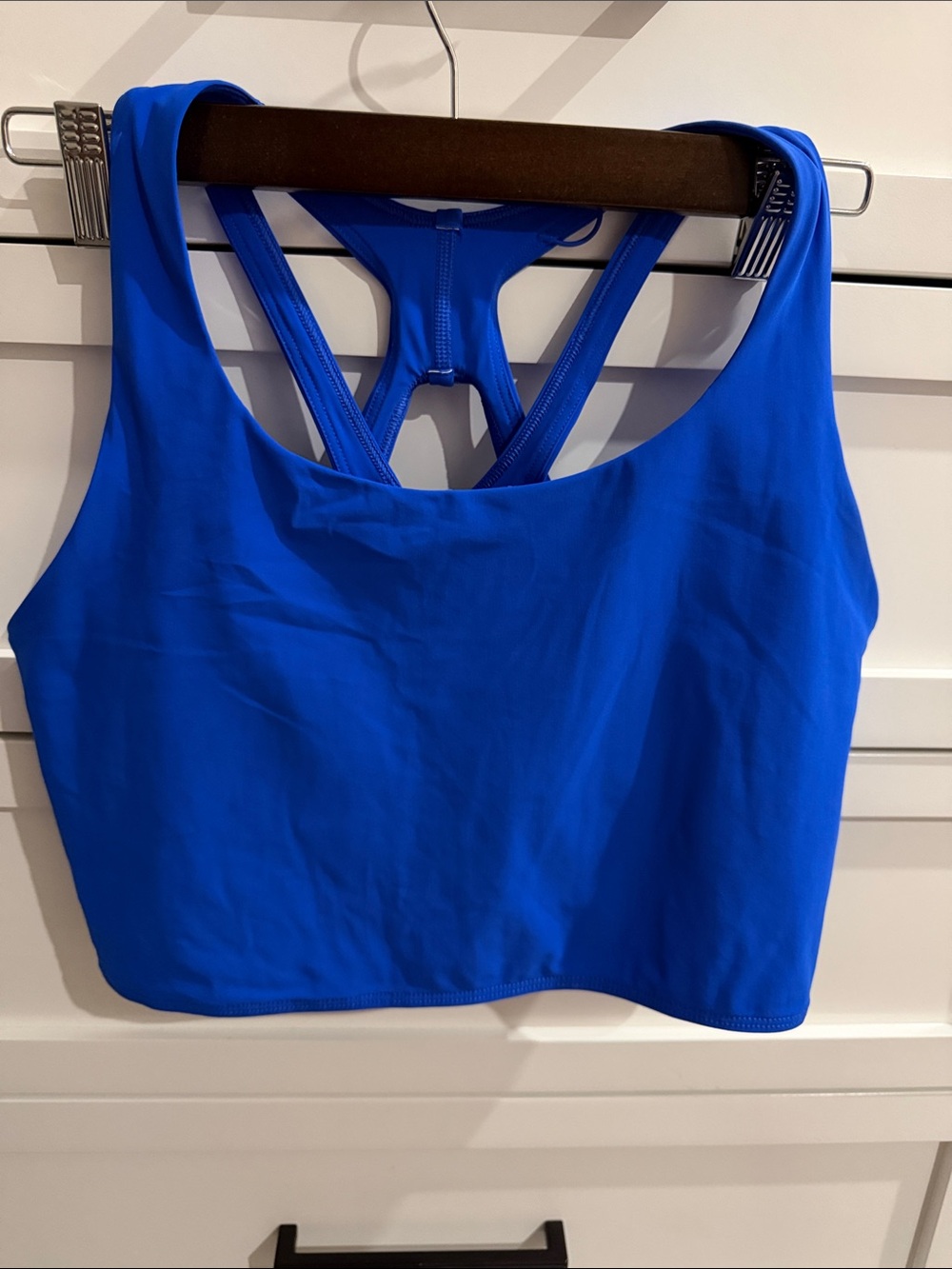 lululemon athletica Electric Blue Racerback Crop Bralette